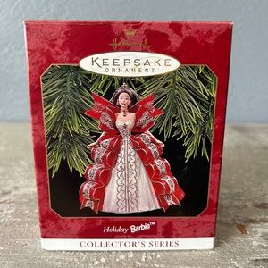 1997 Vintage Holiday Barbie Hallmark Keepsake Ornament Fifth in the collection